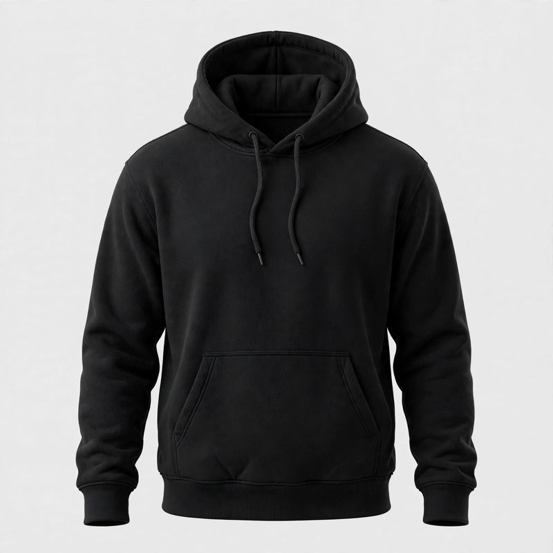 Alpine Heavyweight Hoodie - Black