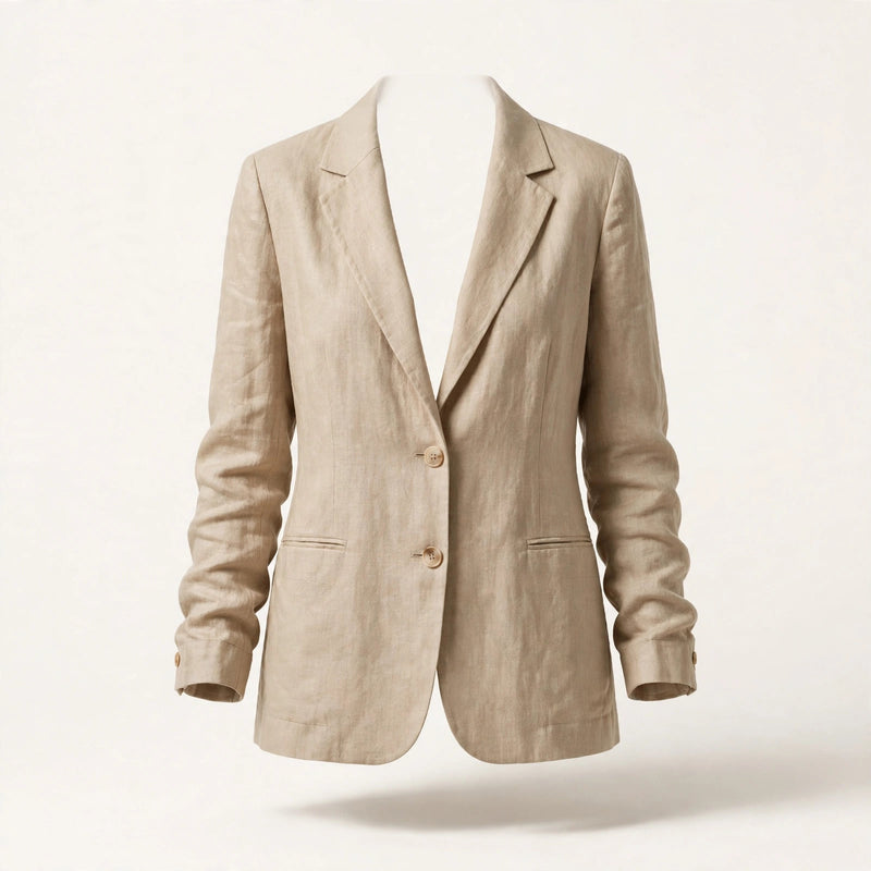 Relaxed Linen Blazer