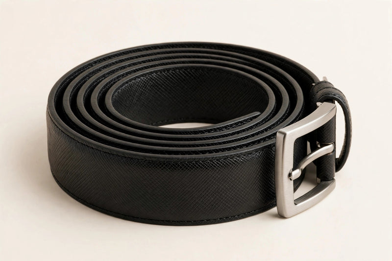 Saffiano Leather Belt