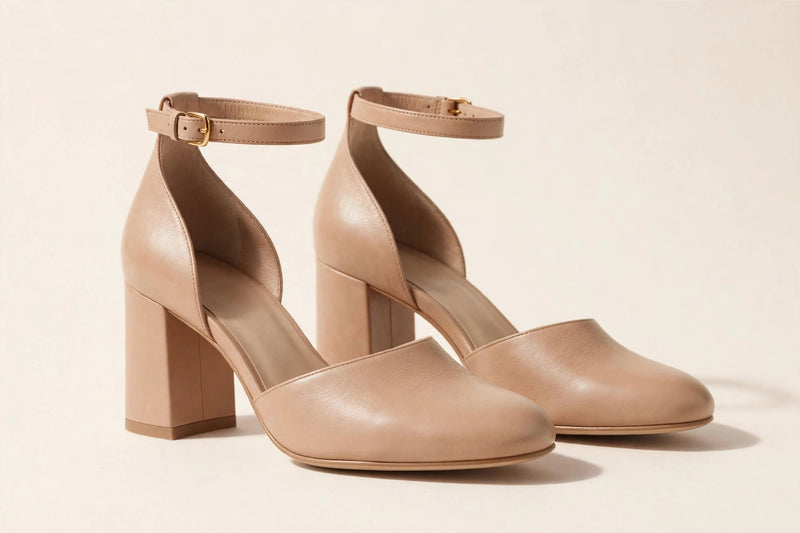 Sculpted Block Heels